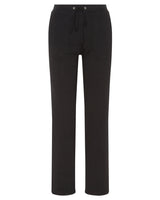 Schwarze Jogginghosen mit Kordelzug, Taschen und elastischem Bund