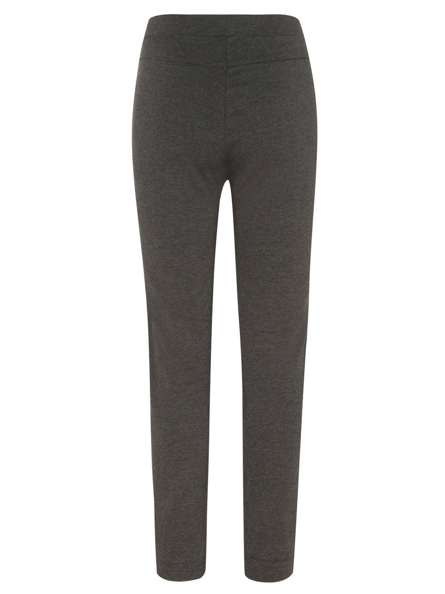 Olivgrüne Leggings mit hohem Bund und schlankem Schnitt.