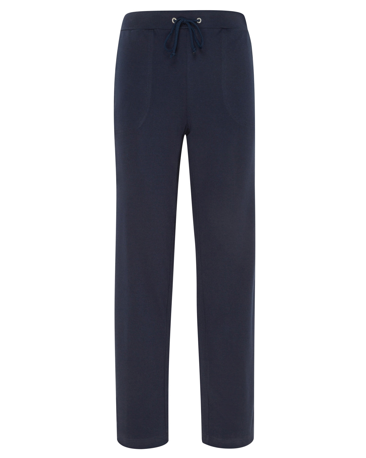 Marineblaue Jogginghose mit Kordelzug, entspannter Passform und elastischem Bund.