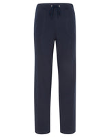 Marineblaue Jogginghose mit Kordelzug, entspannter Passform und elastischem Bund.