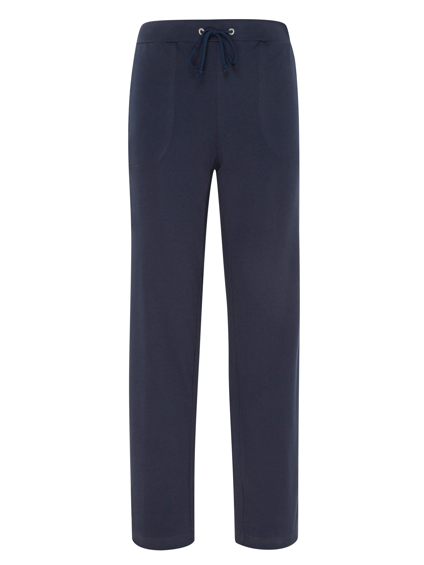 Navyblaue joggpants sportiv stay fresh mit tunnelzugbund von hajo mode für sportlichen komfort