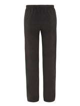 Schwarze sweathose von hajo-mode mit glattem stoff und elastischem bund pflegeleicht und bequem