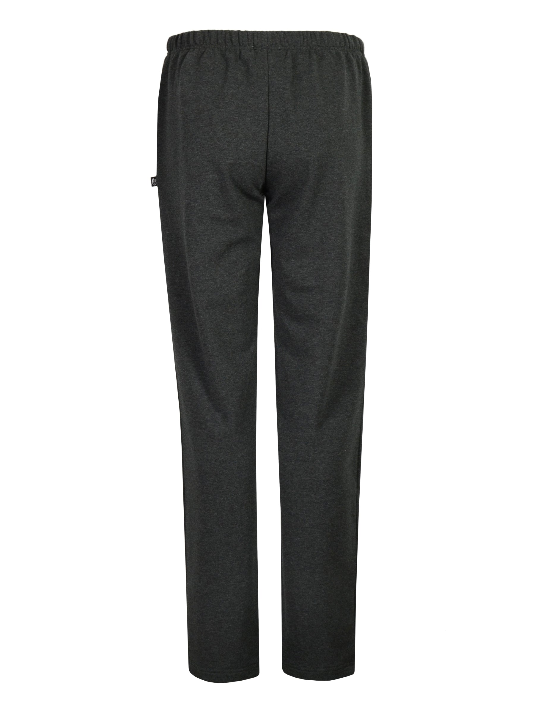 Black sweathose from hajo-mode with elastic waist and pflegeleicht matte fabric finish with subtle side seam detailing