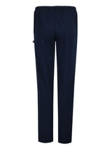 Navyblaue sweathose von hajo-mode mit elastischem bund pflegeleicht und mit seitlichen nahtdetails in glatter geradeform