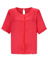 Bluse Viskose-Glanzware