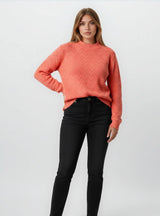 Pullover mit kleinem V-Ausschnitt