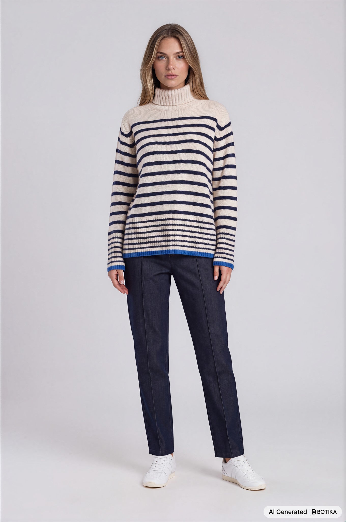 Pullover mit Rollkragen