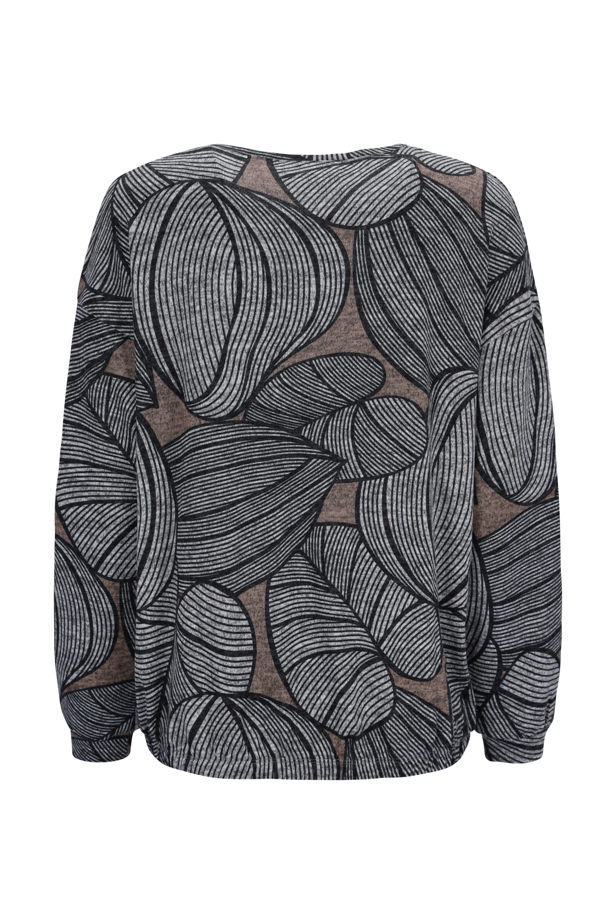 Strickshirt Blouson Style Soft Touch