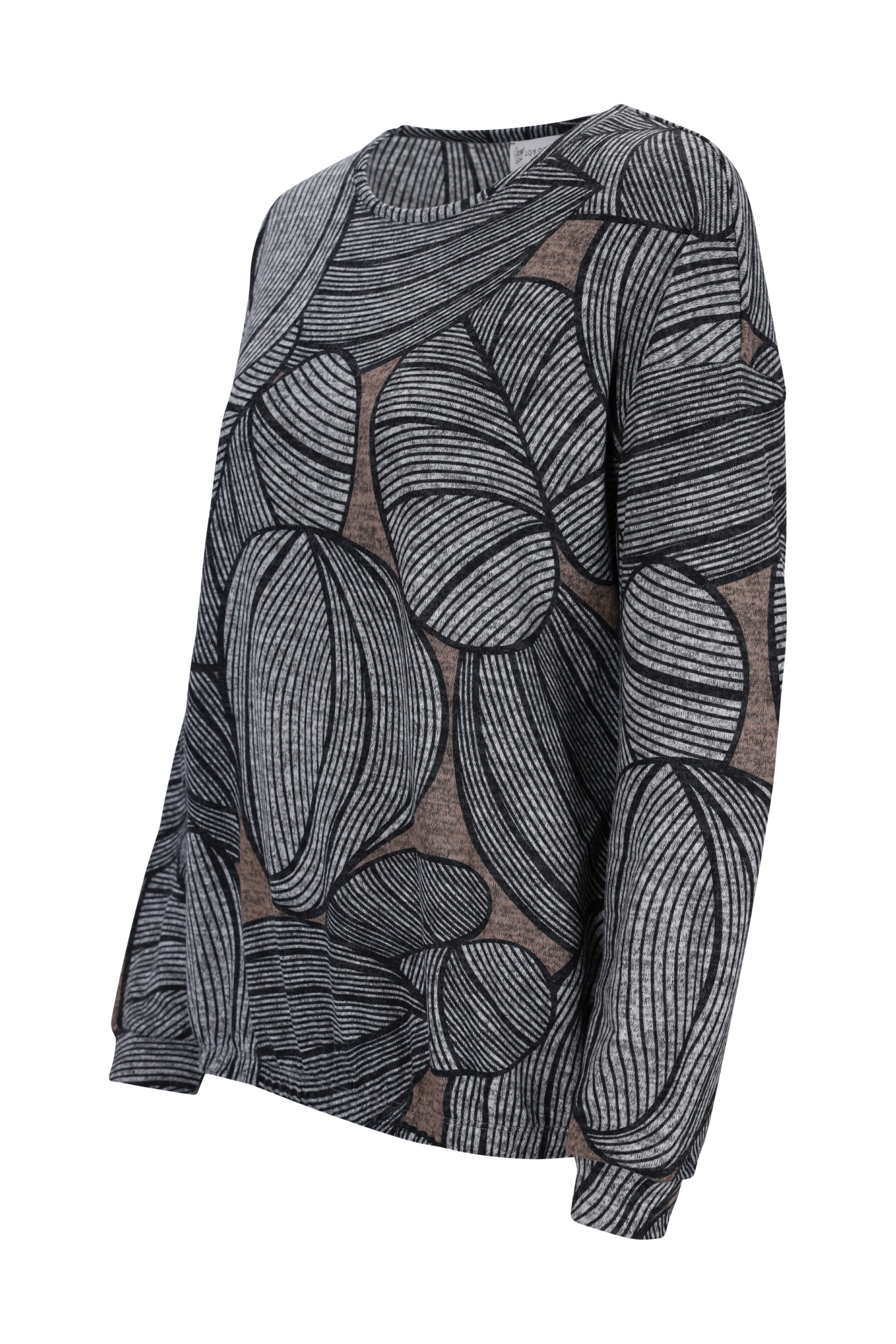 Strickshirt Blouson Style Soft Touch