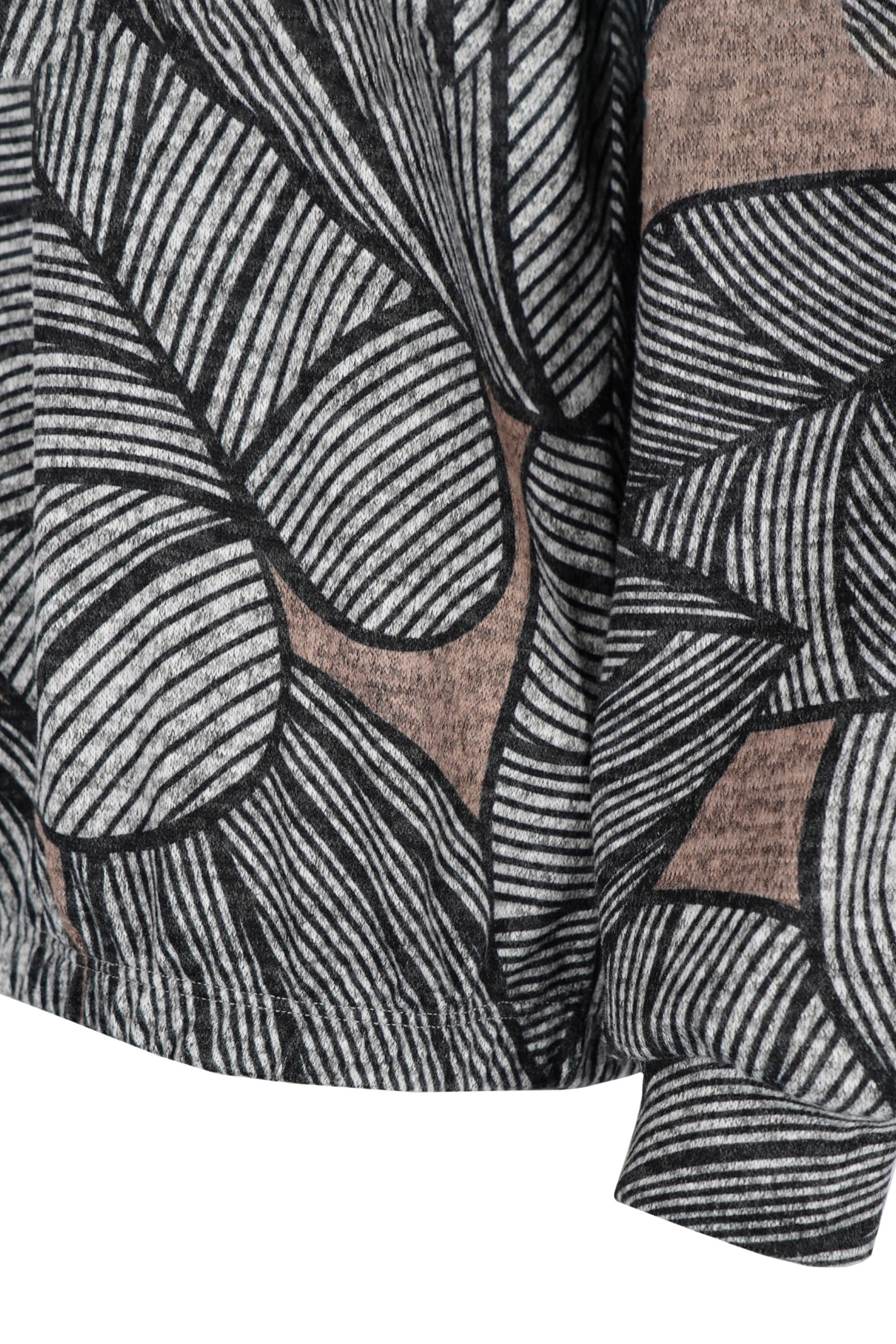 Strickshirt Blouson Style Soft Touch