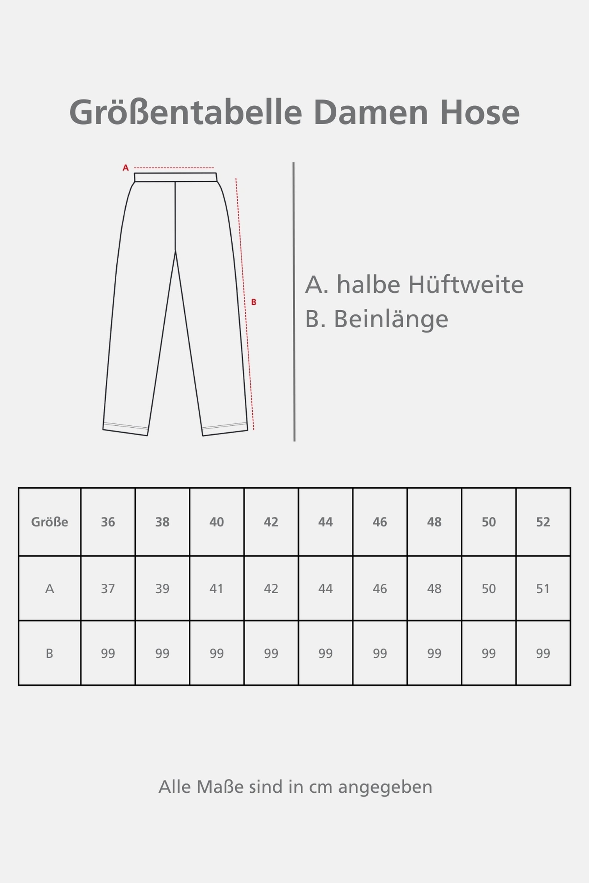 Jeans gerades Bein
