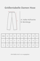 Jeans gerades Bein