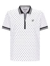 Poloshirt mit Tupfen-Print