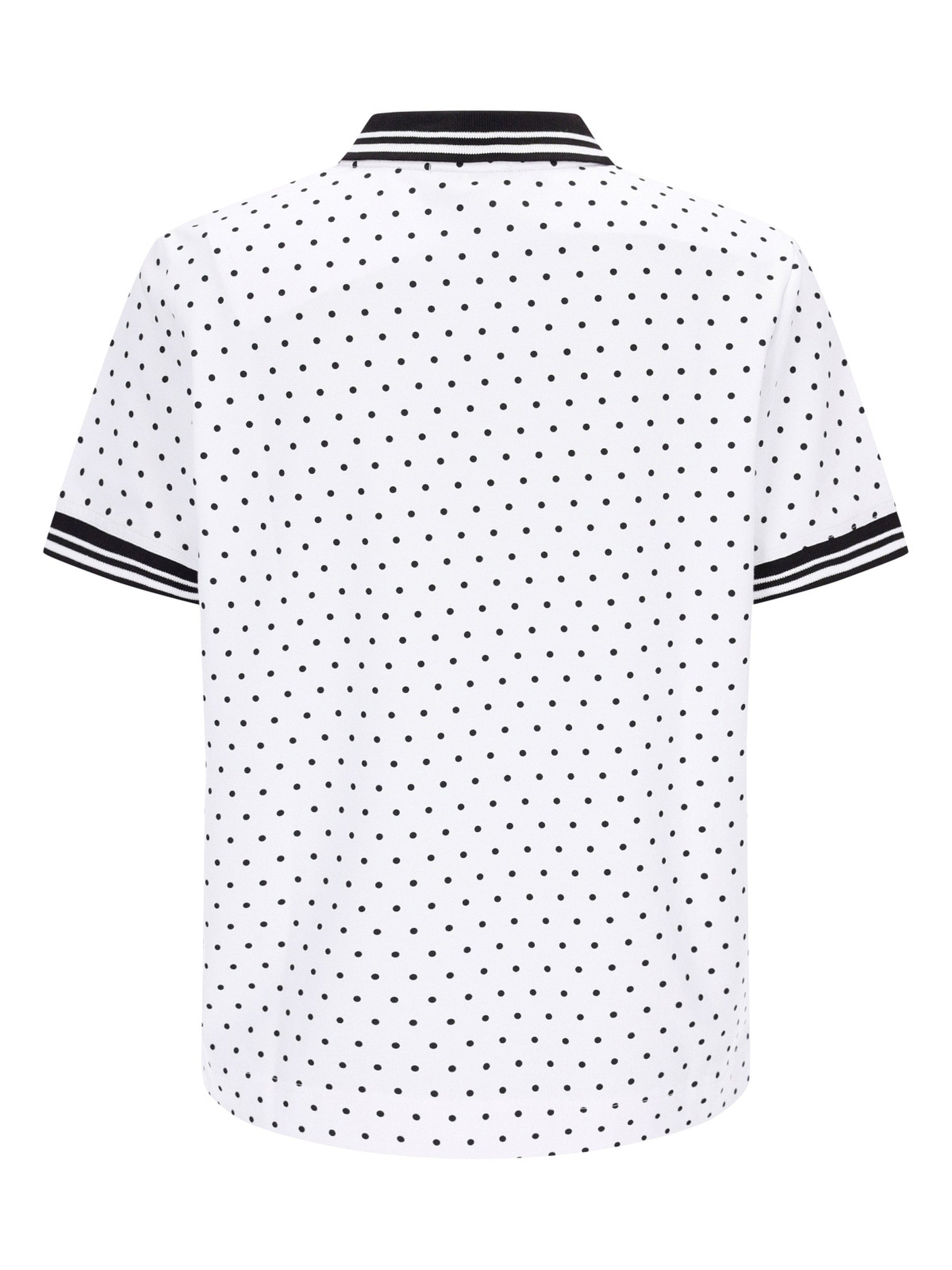 Poloshirt mit Tupfen-Print