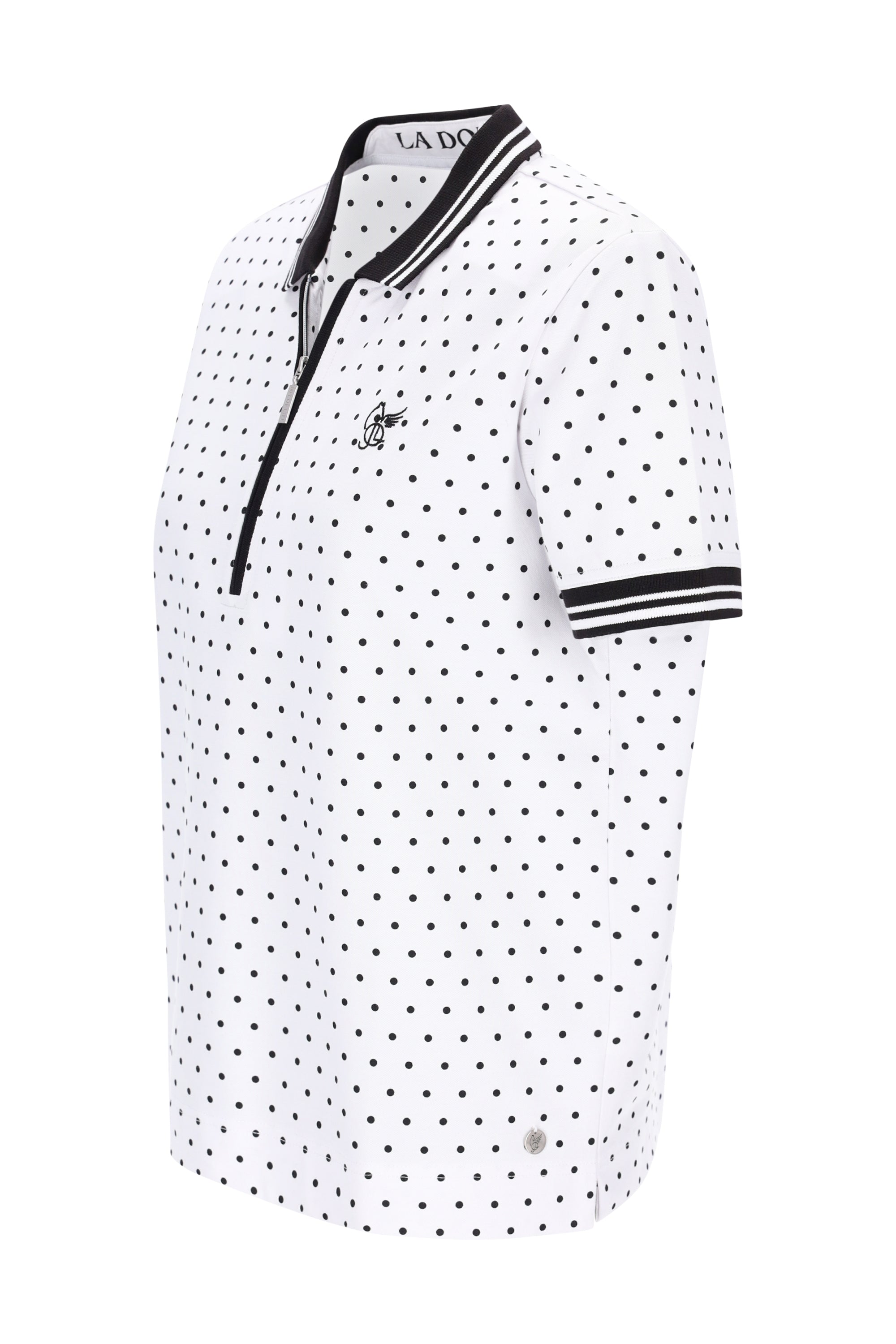 Poloshirt mit Tupfen-Print