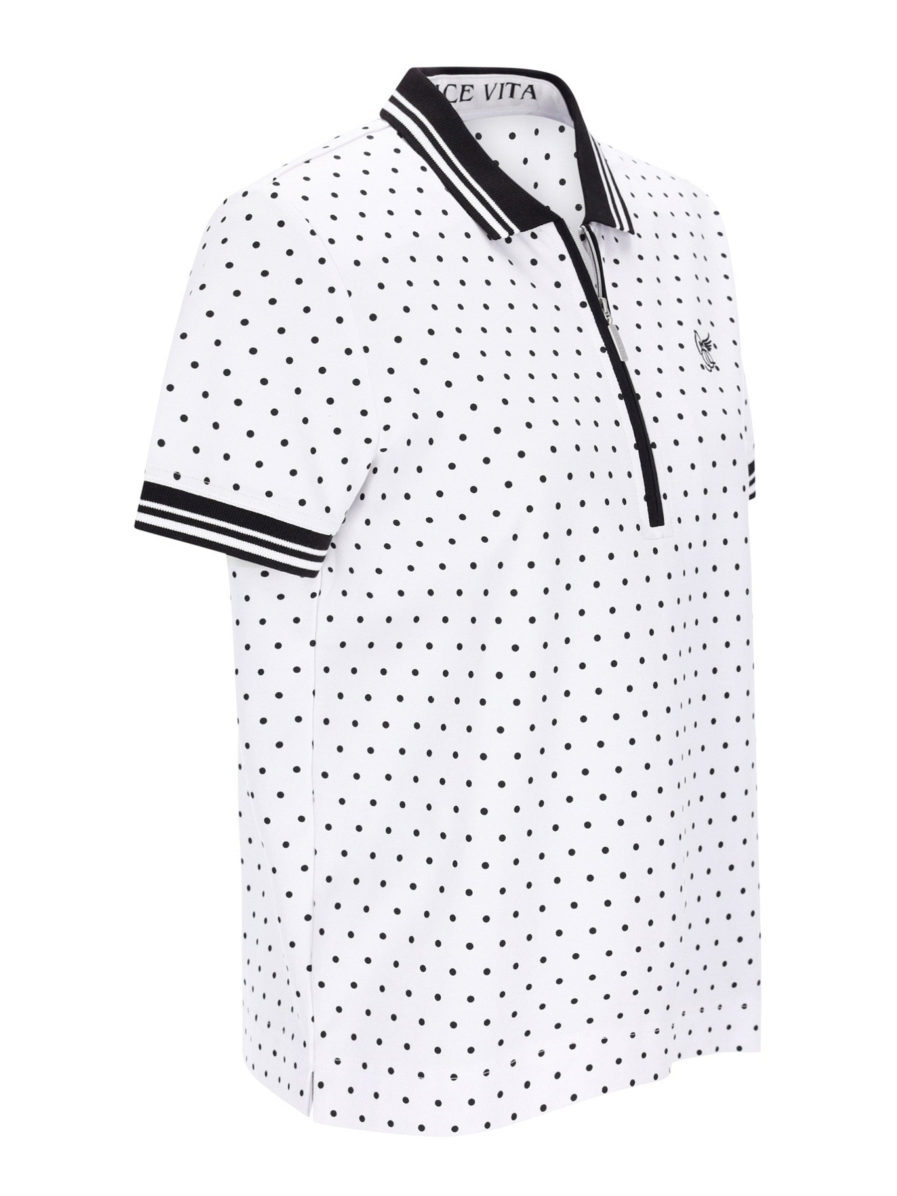 Poloshirt mit Tupfen-Print