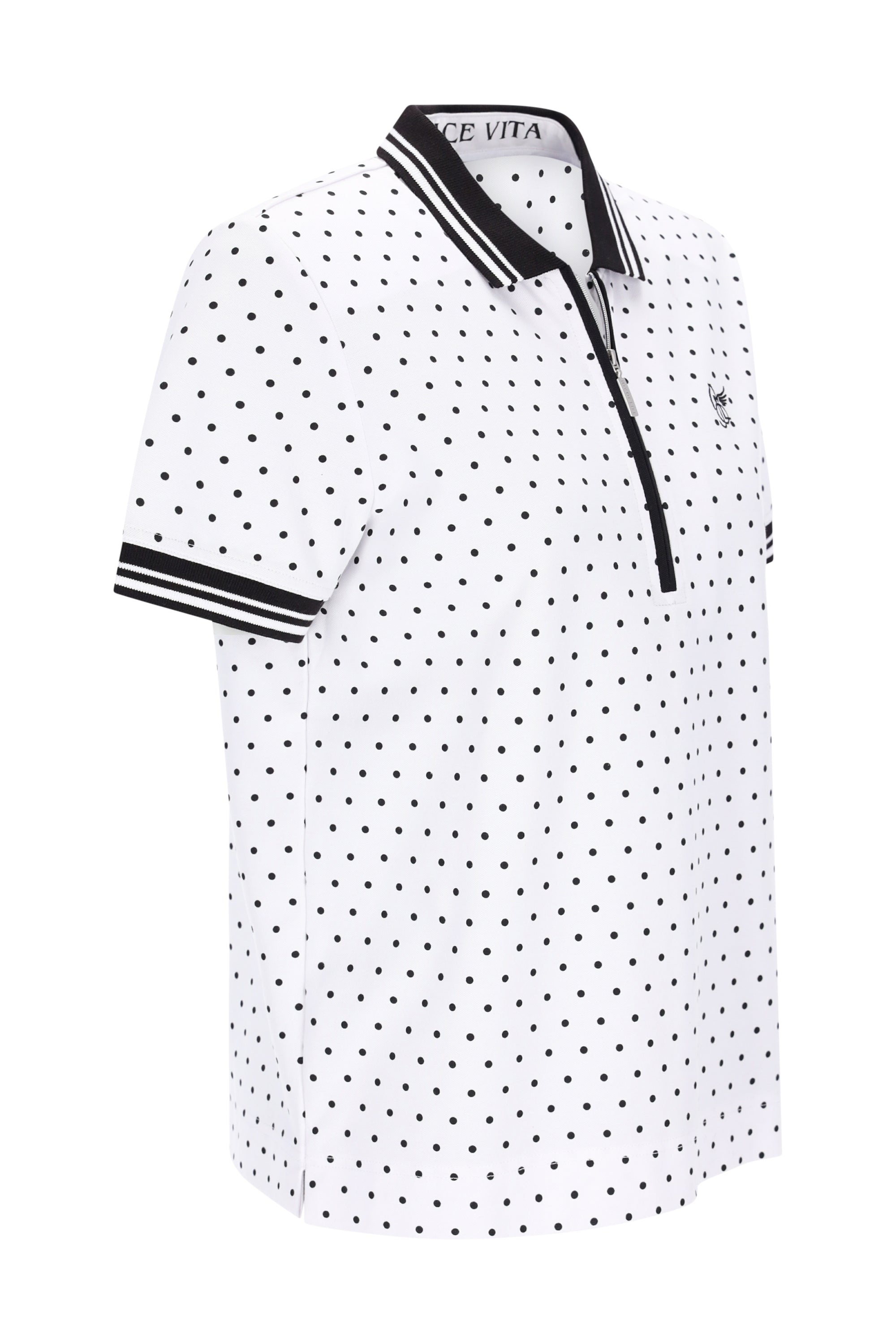 Poloshirt mit Tupfen-Print