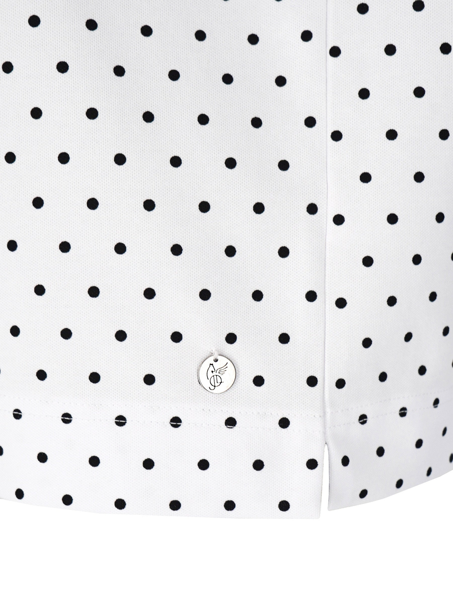 Poloshirt mit Tupfen-Print