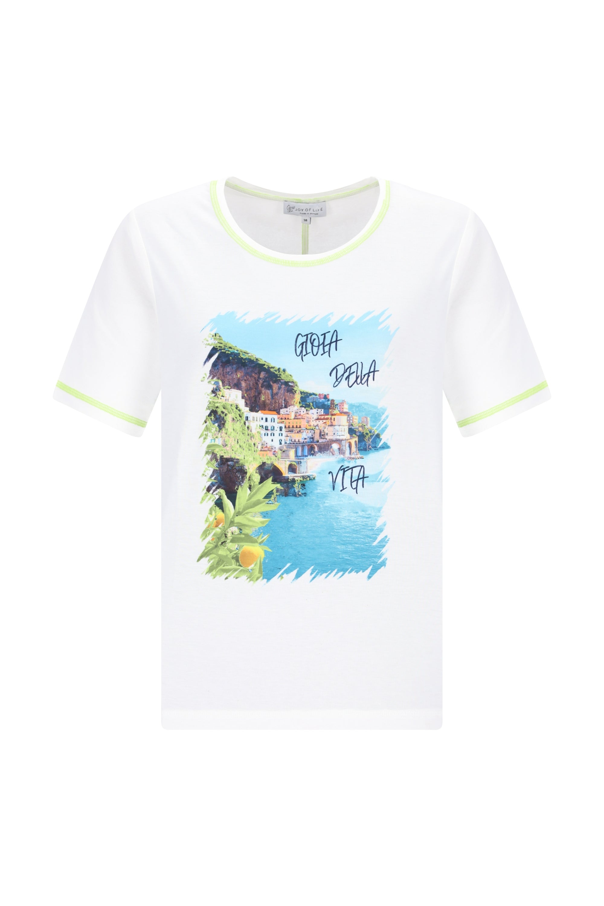 Shirt mit Amalfiküsten-Print