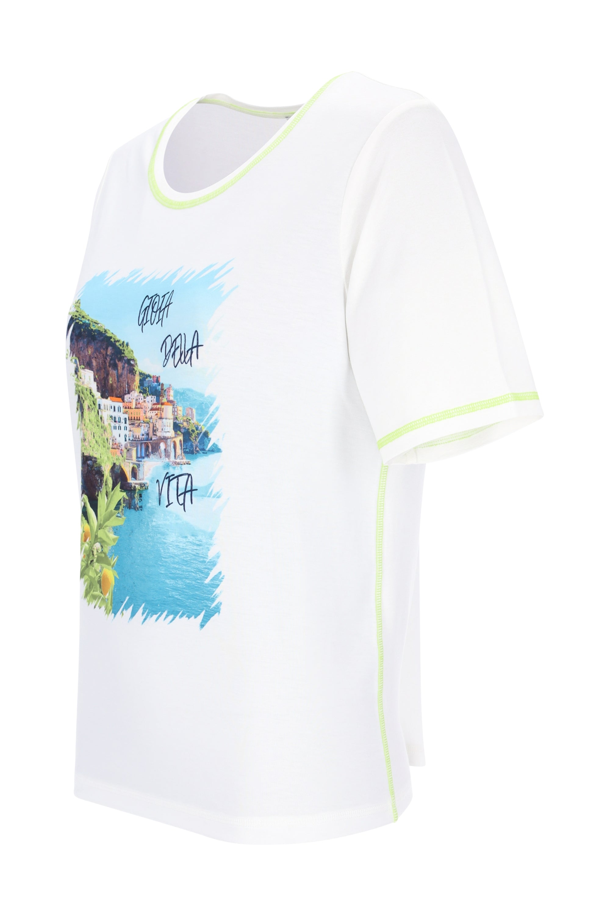 Shirt mit Amalfiküsten-Print