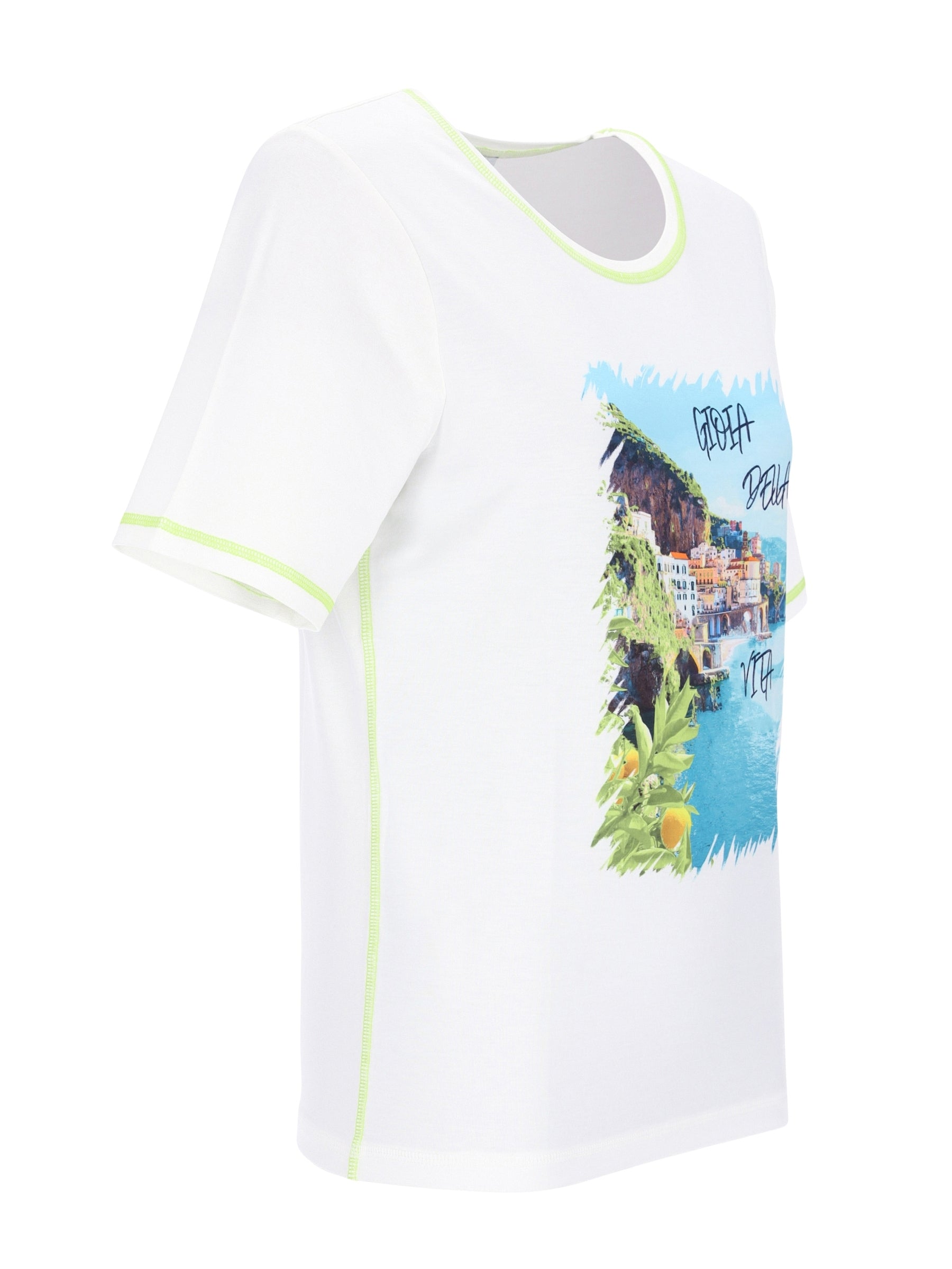 Shirt mit Amalfiküsten-Print