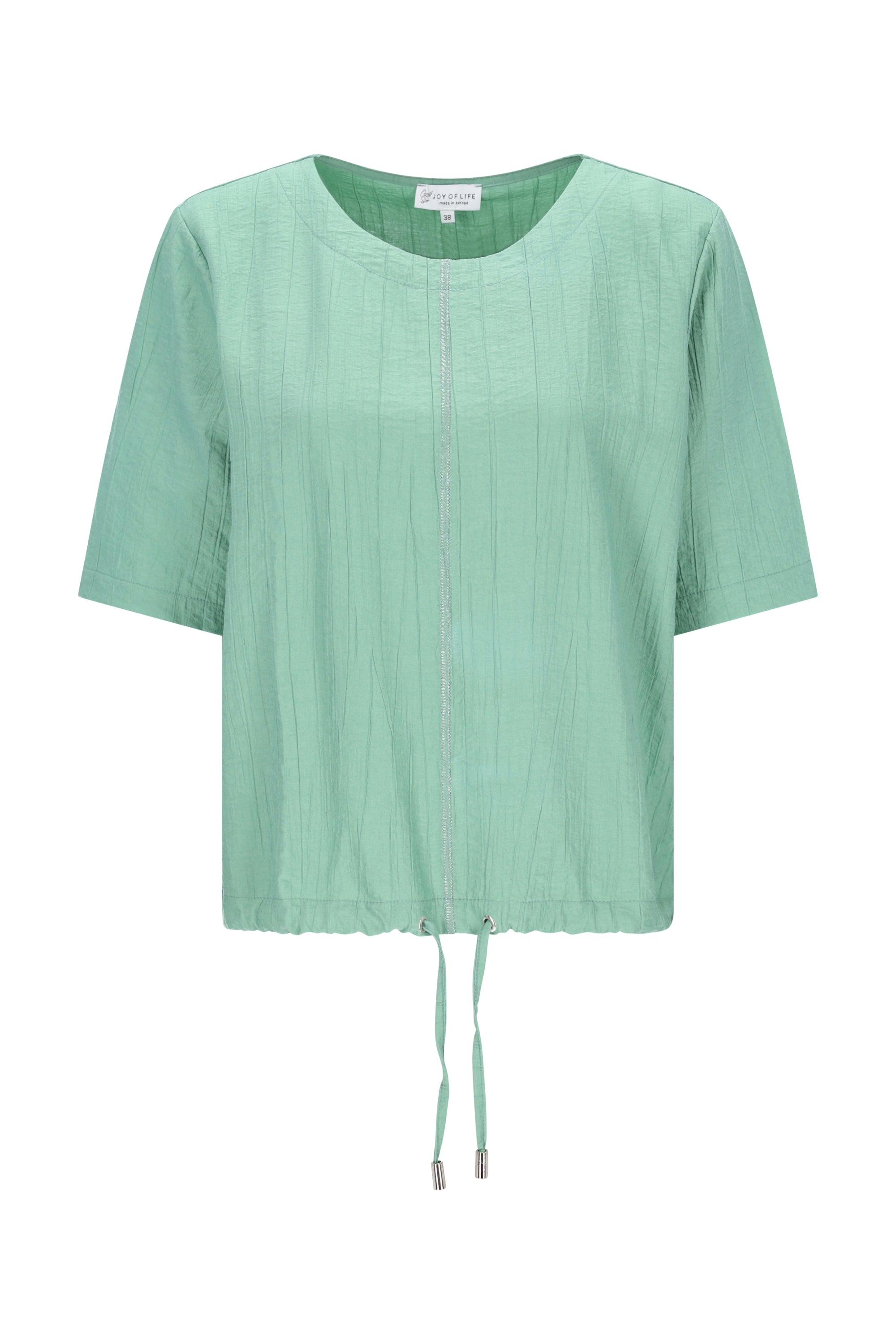 Shirtbluse Struktur Leinenoptik