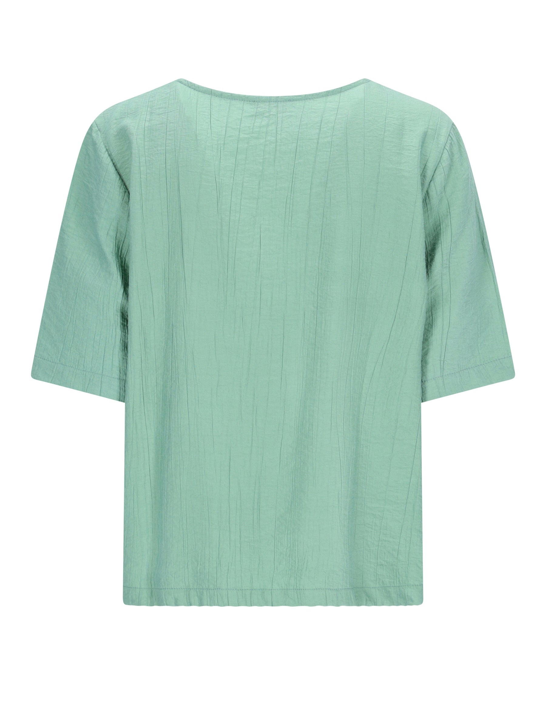 Shirtbluse Struktur Leinenoptik