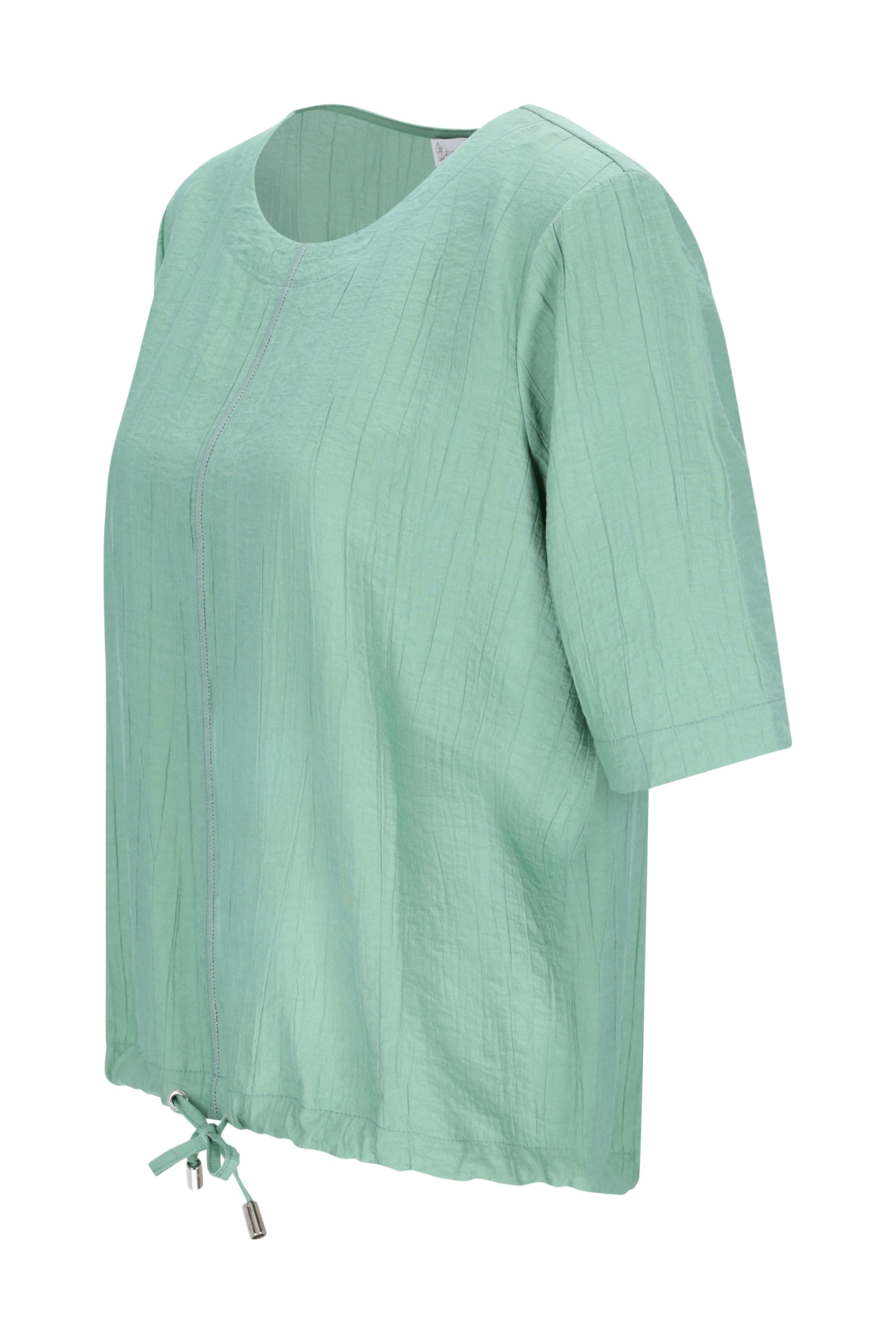 Shirtbluse Struktur Leinenoptik