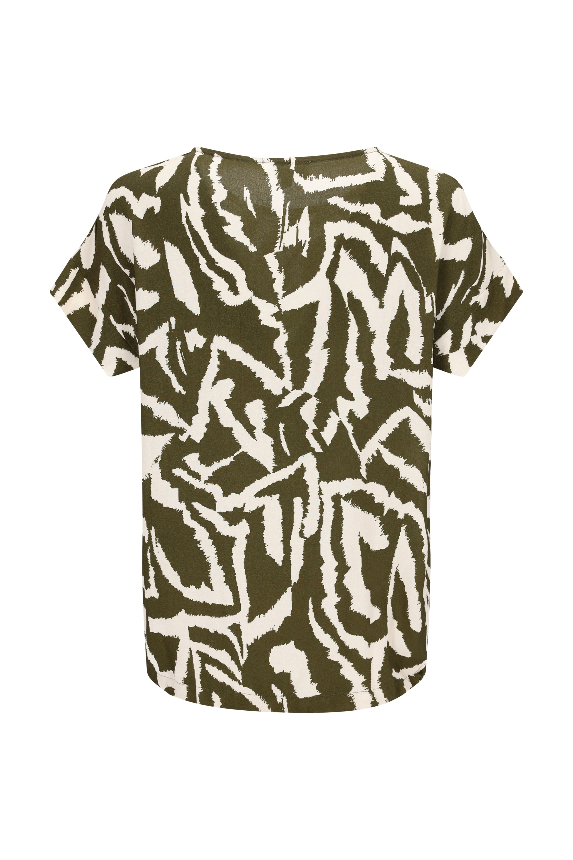 Shirtbluse abstrakter Animalprint