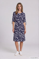 Jersey Kleid 1/2 Arm