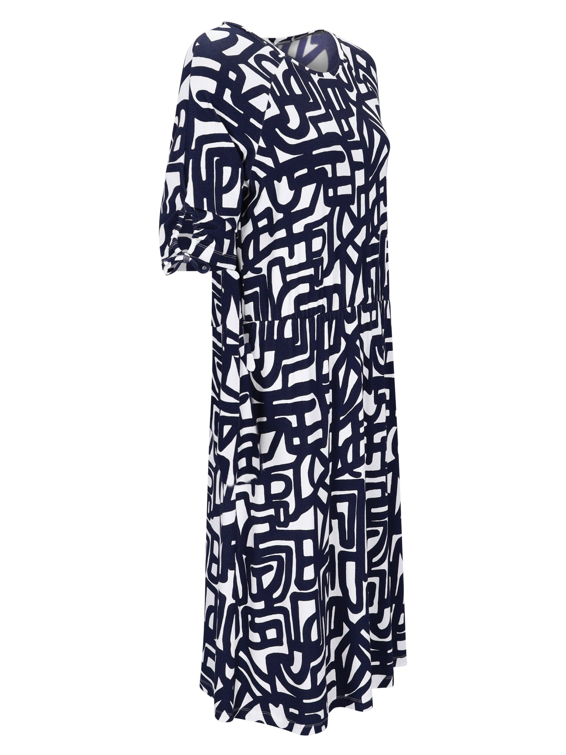 Jersey Kleid 1/2 Arm