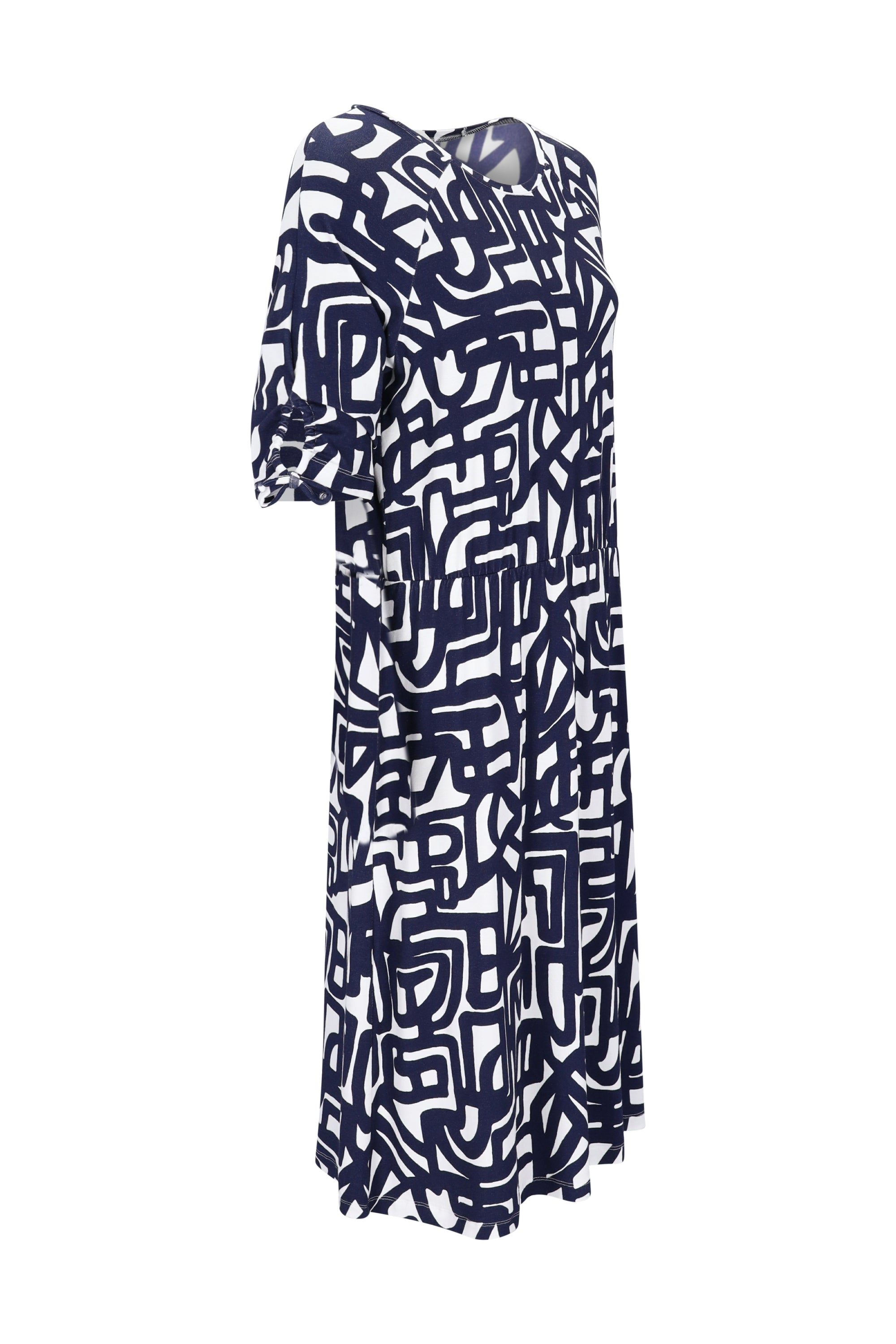 Jersey Kleid 1/2 Arm