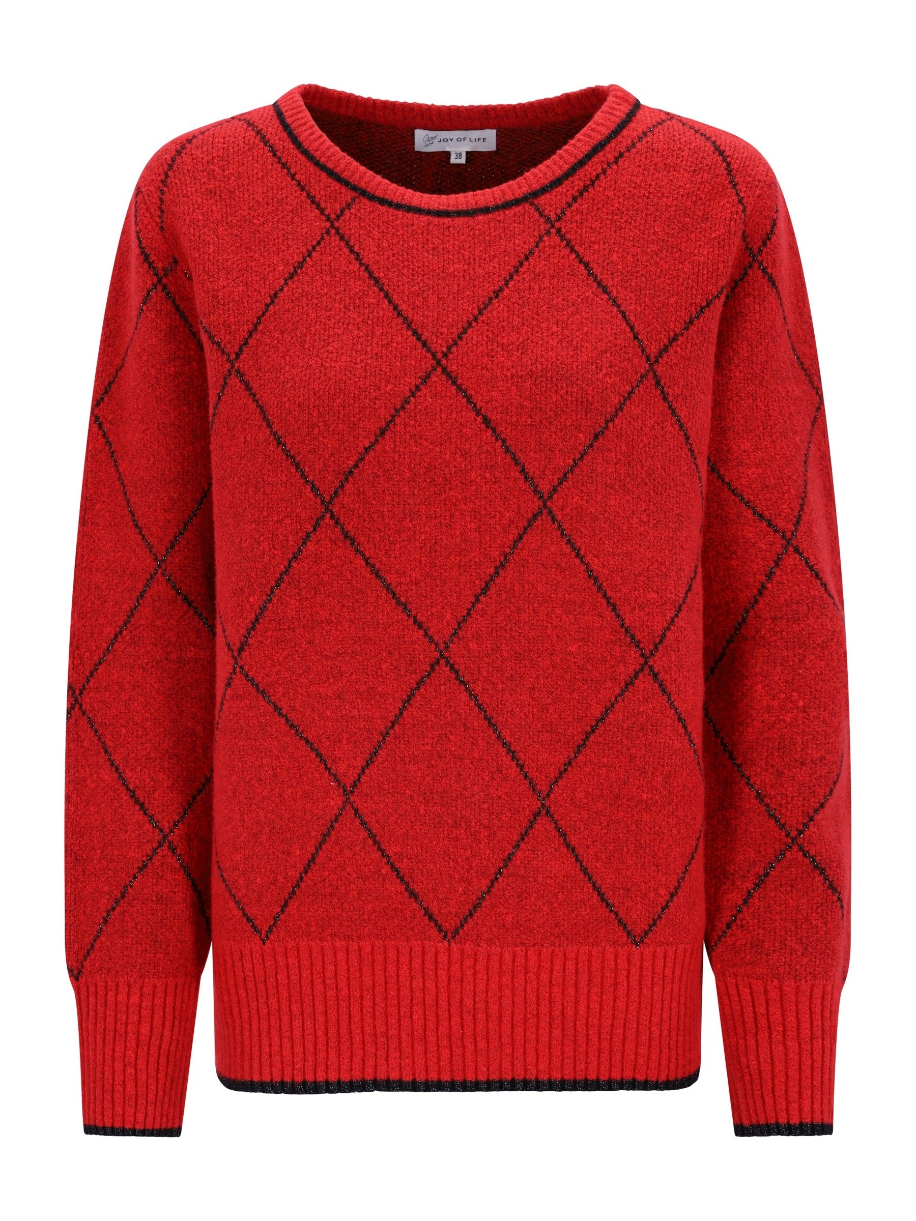 Pullover Intarsien Raute