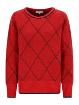 Pullover Intarsien Raute