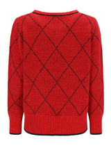 Pullover Intarsien Raute