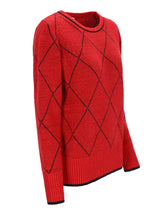 Pullover Intarsien Raute