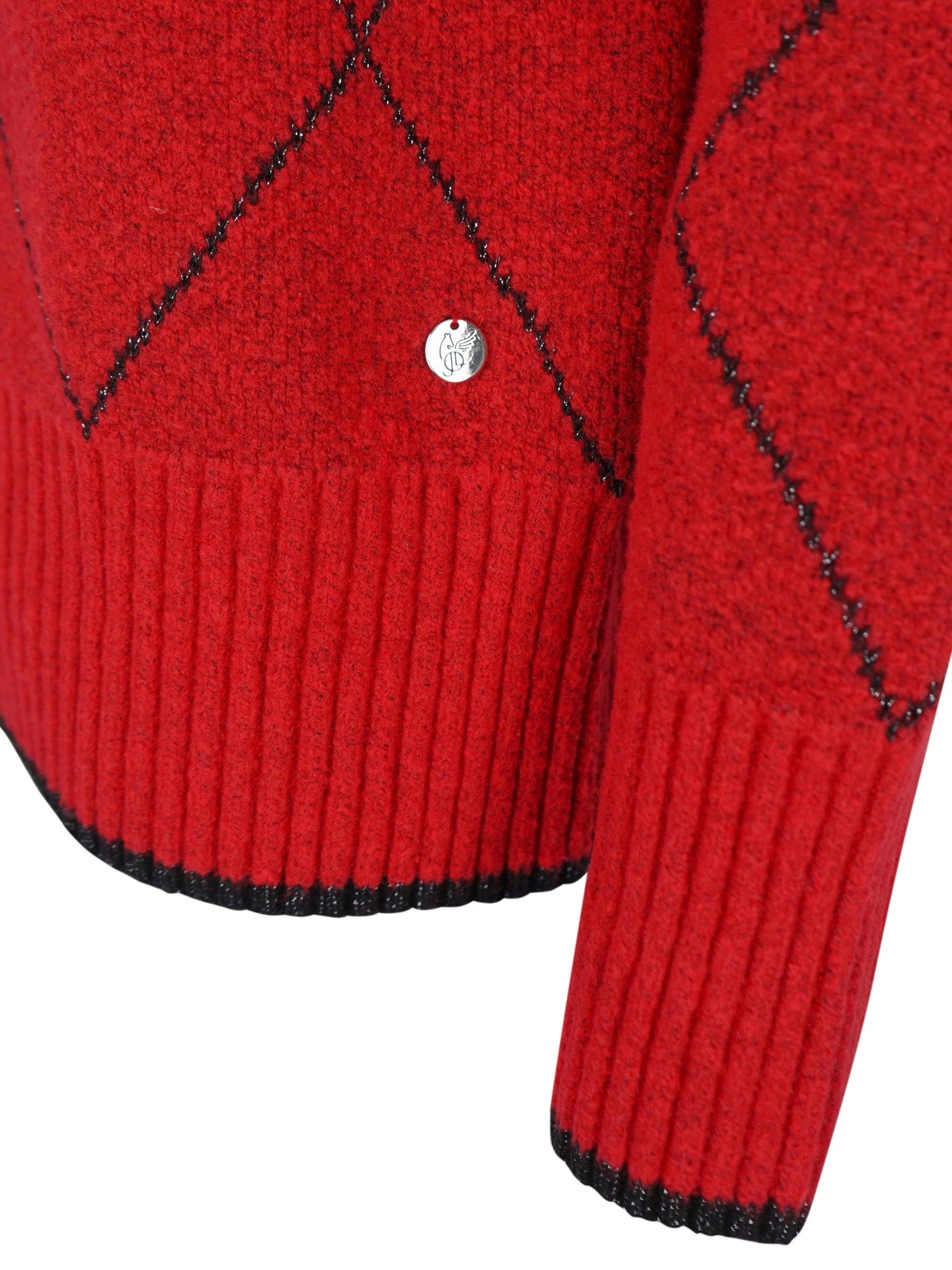 Pullover Intarsien Raute