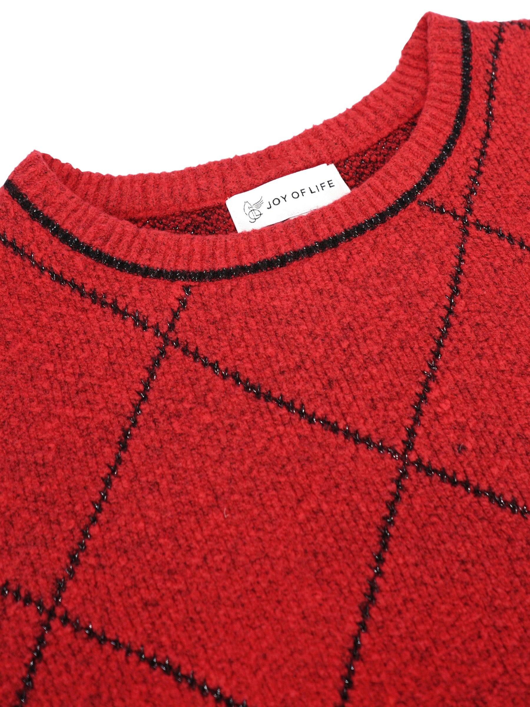 Pullover Intarsien Raute