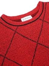 Pullover Intarsien Raute