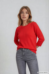 Pullover Basic 3/4 Arm