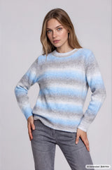 Pullover Degradé Streifen