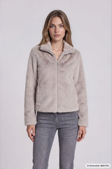 hochwertige Fake Fur Jacke