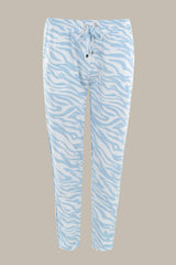 Damen Leichtsweat-Hose mit Zebraprint - 19312/B-251-46 - Hajo Mode