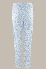 Damen Leichtsweat-Hose mit Zebraprint - 19312/B-251-46 - Hajo Mode