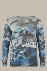 Damen Sweatshirt mit Fashionprint - 19416-684-50 - Hajo Mode