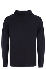 Shirt Blousonform mit halsfernem Kragen