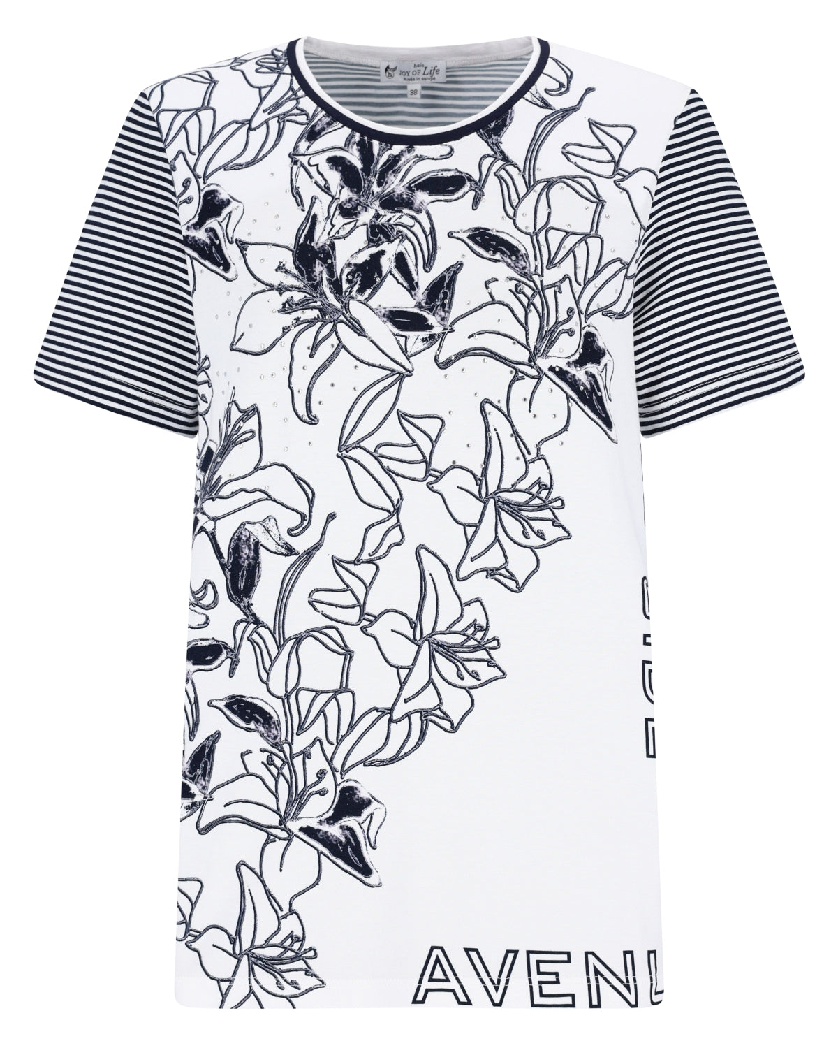 Shirt 1/2 Arm mit Blumenprint