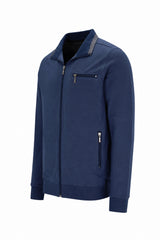 Basic-Sweatjacke mit Elasthan