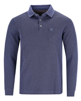 Softknit-Poloshirt in Alloverjacquard