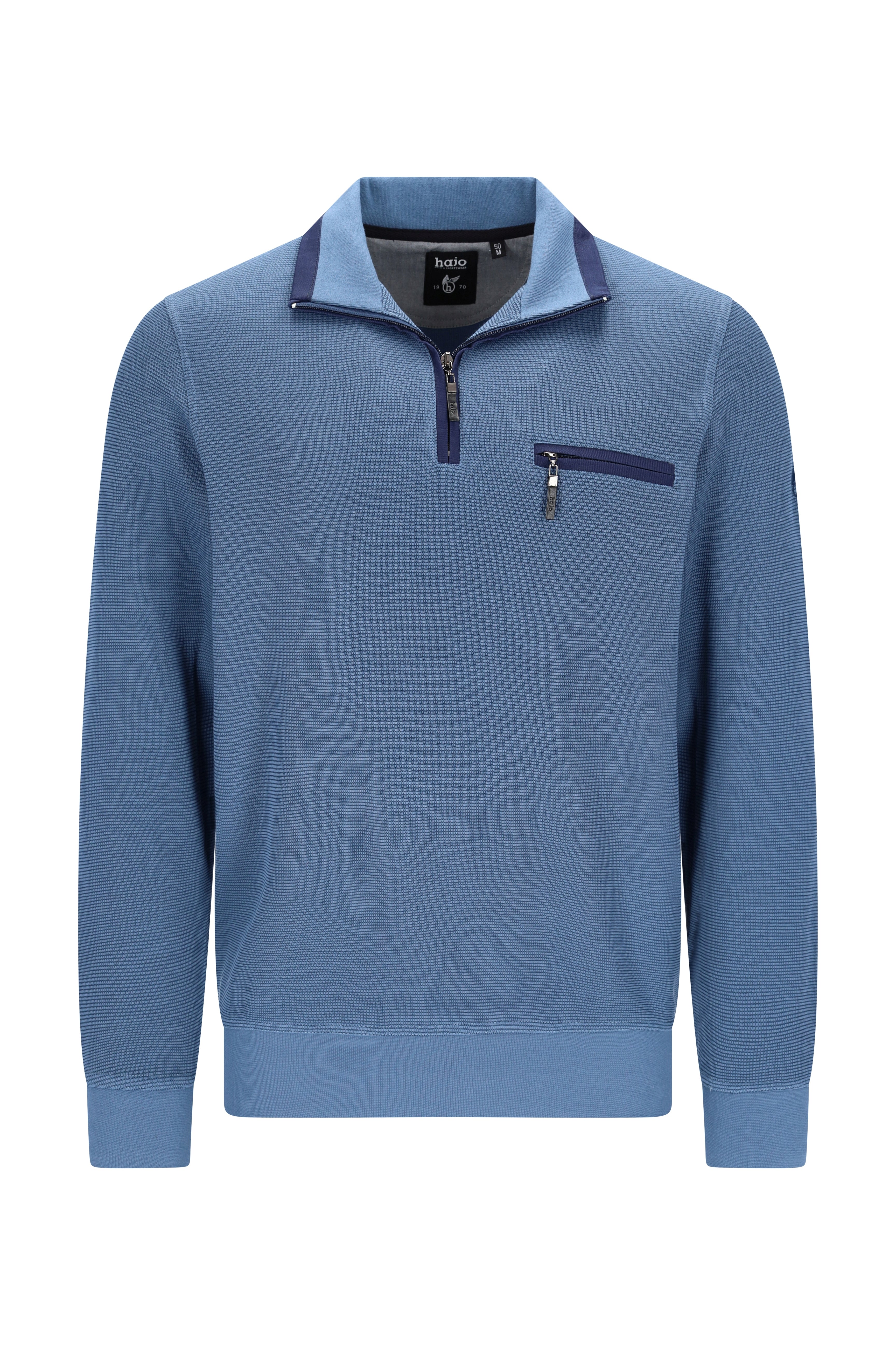 Sweatshirt in Zweitonoptik